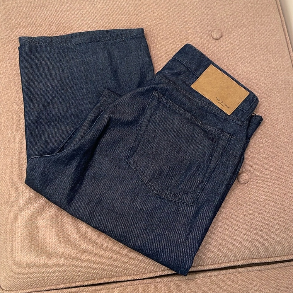 Rag & bone Logan Mid rise wide leg jeans